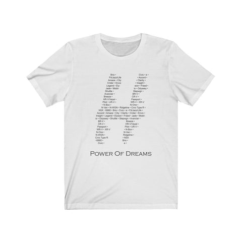 All Honda (white tee)